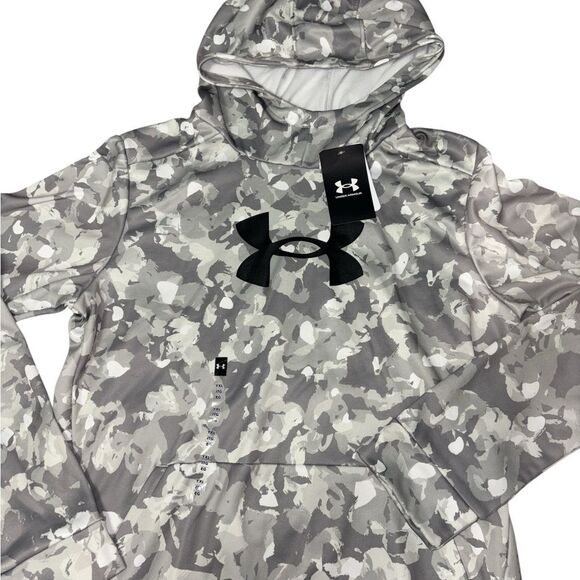 Nwt loose fit size youth XL Under Armour Camo Hoodie - Picture 2 of 2